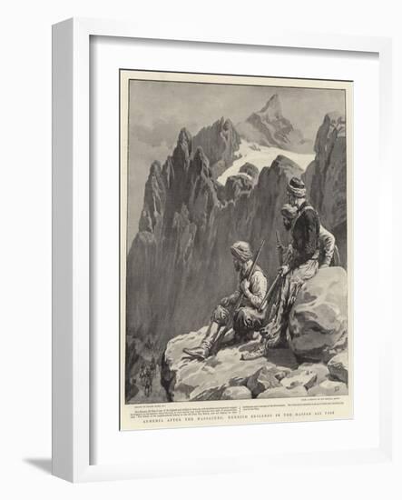 Armenia after the Massacres, Kurdish Brigands in the Hassan Ali Pass-Frank Dadd-Framed Giclee Print
