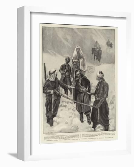 Armenia after the Massacres, Stopping a Wedding Procession to Demand Backsheesh-William Hatherell-Framed Giclee Print