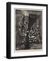 Armenia after the Massacres, Yoruk Girls Grinding Bulgoor Near Devrishia-Sydney Prior Hall-Framed Giclee Print