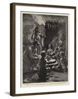 Armenia after the Massacres, Yoruk Girls Grinding Bulgoor Near Devrishia-Sydney Prior Hall-Framed Giclee Print