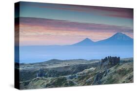 Armenia, Aragatsotn, Yerevan, Amberd Fortress Located on the Slopes of Mount Aragats-Jane Sweeney-Stretched Canvas