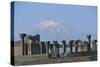 Armenia, Archaeological Site of Zvartnots, Ruins of St Gregory Church with Mount Ararat-null-Stretched Canvas