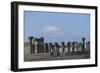 Armenia, Archaeological Site of Zvartnots, Ruins of St Gregory Church with Mount Ararat-null-Framed Giclee Print