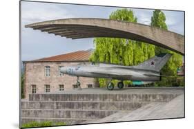 Armenia, Debed Canyon, Sanahin. MIG-21 jet fighter Monument-Walter Bibikow-Mounted Photographic Print