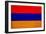 Armenia Flag Design with Wood Patterning - Flags of the World Series-Philippe Hugonnard-Framed Art Print