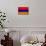 Armenia Flag Design with Wood Patterning - Flags of the World Series-Philippe Hugonnard-Art Print displayed on a wall