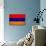 Armenia Flag Design with Wood Patterning - Flags of the World Series-Philippe Hugonnard-Art Print displayed on a wall