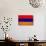 Armenia Flag Design with Wood Patterning - Flags of the World Series-Philippe Hugonnard-Art Print displayed on a wall