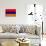 Armenia Flag Design with Wood Patterning - Flags of the World Series-Philippe Hugonnard-Art Print displayed on a wall