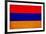 Armenia Flag Design with Wood Patterning - Flags of the World Series-Philippe Hugonnard-Framed Art Print