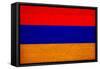 Armenia Flag Design with Wood Patterning - Flags of the World Series-Philippe Hugonnard-Framed Stretched Canvas