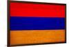 Armenia Flag Design with Wood Patterning - Flags of the World Series-Philippe Hugonnard-Framed Art Print