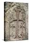 Armenia, Geghard Monastery Ad, Relief of Cross-Stone 'Khachkar', Detail-null-Stretched Canvas