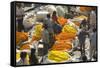 Armenia Ghat Flower Market, Kolkata (Calcutta), West Bengal, India, Asia-Tony Waltham-Framed Stretched Canvas