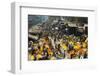 Armenia Ghat Flower Market, Kolkata (Calcutta), West Bengal, India, Asia-Tony Waltham-Framed Photographic Print