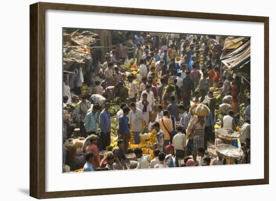 Armenia Ghat Market, Kolkata (Calcutta), West Bengal, India, Asia-Tony Waltham-Framed Photographic Print