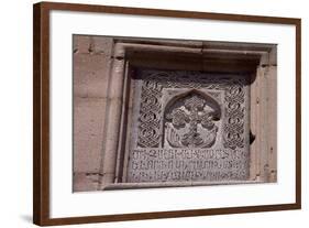 Armenia, Khor Virap Monastery, Bas-Relief-null-Framed Giclee Print