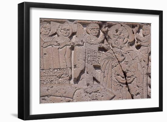 Armenia, Khor Virap Monastery, Detail of Bas-Relief-null-Framed Giclee Print