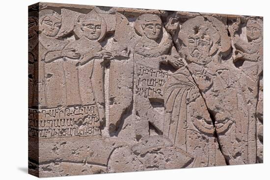 Armenia, Khor Virap Monastery, Detail of Bas-Relief-null-Stretched Canvas