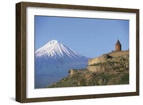 Armenia - Mount Ararat and Monastery at Khor Virap-null-Framed Giclee Print