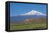 Armenia - Mount Ararat and Monastery at Khor Virap-null-Framed Stretched Canvas