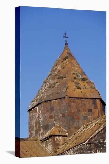 Armenia, Near Lake Sevan, Architectural Detail from Church of Holy Mother of God, 1215-1255-null-Stretched Canvas