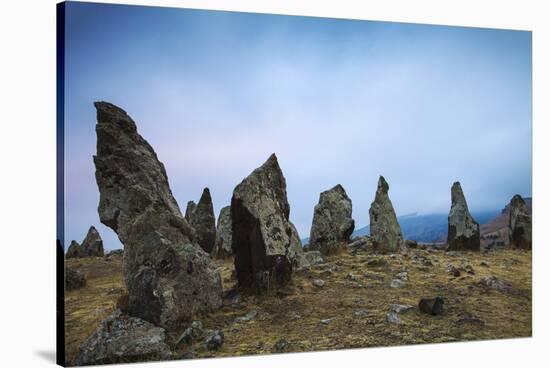 Armenia, Syunik Province, Sisian, Zorats Karer Aka Karahundj or Carahunge, Ancient Tombs-Jane Sweeney-Stretched Canvas