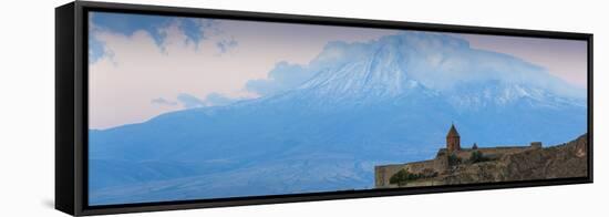 Armenia, Yerevan, Ararat Plain, Khor Virap Armenian Apostolic Church Monastery-Jane Sweeney-Framed Stretched Canvas