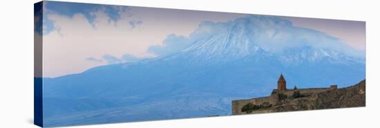 Armenia, Yerevan, Ararat Plain, Khor Virap Armenian Apostolic Church Monastery-Jane Sweeney-Stretched Canvas