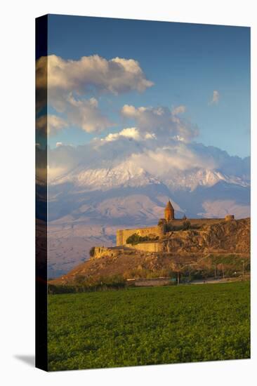 Armenia, Yerevan, Ararat Plain, Khor Virap Armenian Apostolic Church Monastery-Jane Sweeney-Stretched Canvas