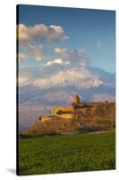 Armenia, Yerevan, Ararat Plain, Khor Virap Armenian Apostolic Church Monastery-Jane Sweeney-Stretched Canvas