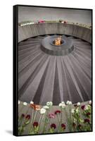 Armenia, Yerevan. Armenian Genocide Memorial-Walter Bibikow-Framed Stretched Canvas