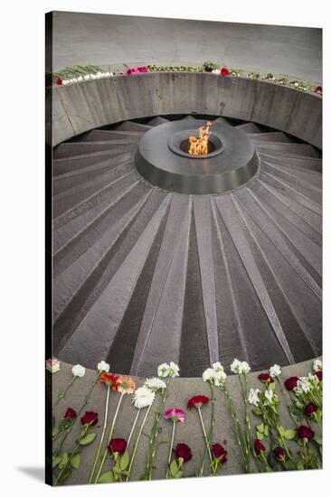 Armenia, Yerevan. Armenian Genocide Memorial-Walter Bibikow-Stretched Canvas