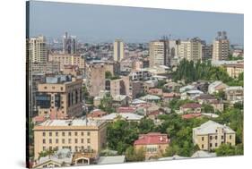 Armenia, Yerevan. The Cascade, city view.-Walter Bibikow-Stretched Canvas