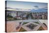 Armenia, Yerevan, View of Yerevan and Mount Ararat from Cascade-Jane Sweeney-Stretched Canvas