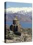 Armenian Church of Holy Cross, Akdamar Island, Lake Van, Anatolia, Turkey-Adam Woolfitt-Stretched Canvas