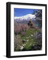 Armenian Church of the Holy Cross, on Akdamar Island, Beside Lake Van, Anatolia, Turkey-Woolfitt Adam-Framed Photographic Print