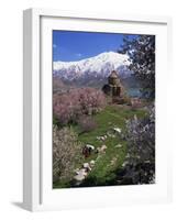 Armenian Church of the Holy Cross, on Akdamar Island, Beside Lake Van, Anatolia, Turkey-Woolfitt Adam-Framed Photographic Print