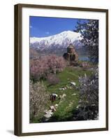 Armenian Church of the Holy Cross, on Akdamar Island, Beside Lake Van, Anatolia, Turkey-Woolfitt Adam-Framed Photographic Print