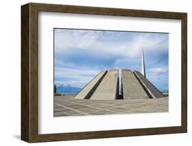 Armenian Genocide Memorial, Tsitsernakaberd, Yerevan, Armenia, Caucasus, Asia-G&M Therin-Weise-Framed Photographic Print