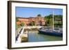 Armenian Monastery, San Lazzaro Degli Armeni, and Armenian Sail Boat, Venice, Veneto, Italy-Guy Thouvenin-Framed Photographic Print
