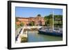 Armenian Monastery, San Lazzaro Degli Armeni, and Armenian Sail Boat, Venice, Veneto, Italy-Guy Thouvenin-Framed Photographic Print