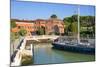 Armenian Monastery, San Lazzaro Degli Armeni, and Armenian Sail Boat, Venice, Veneto, Italy-Guy Thouvenin-Mounted Photographic Print