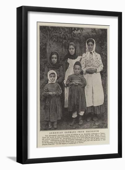 Armenian Orphans from Erzeroum-null-Framed Giclee Print