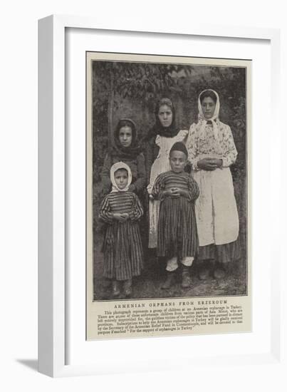 Armenian Orphans from Erzeroum-null-Framed Giclee Print