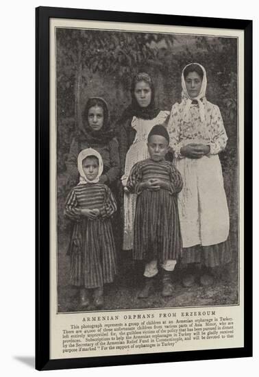 Armenian Orphans from Erzeroum-null-Framed Giclee Print