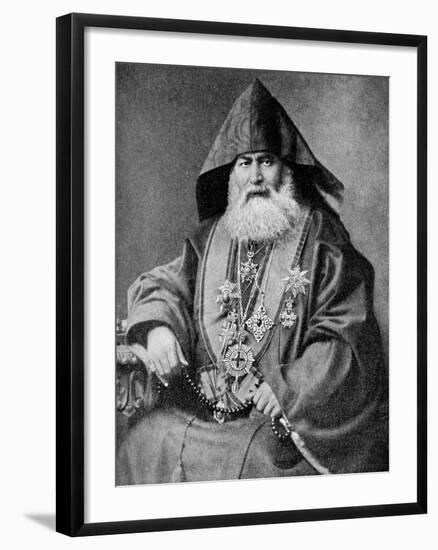 Armenian Patriarch, Leader of the Oldest National Christian Church, 1922-null-Framed Giclee Print