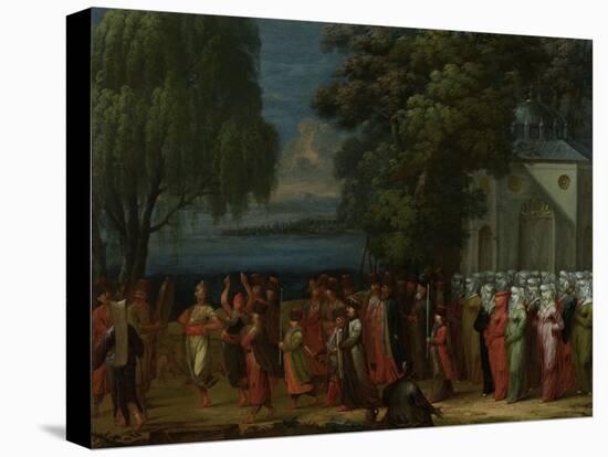 Armenian Wedding-Jean Baptiste Vanmour-Stretched Canvas