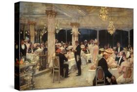 Armenonville, le soir du Grand Prix de Longchamp-Henri Gervex-Stretched Canvas