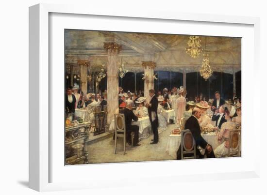 Armenonville, le soir du Grand Prix de Longchamp-Henri Gervex-Framed Giclee Print